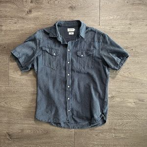 Taylor Stitch Men’s The Short Sleeve Western Shirt - size 46